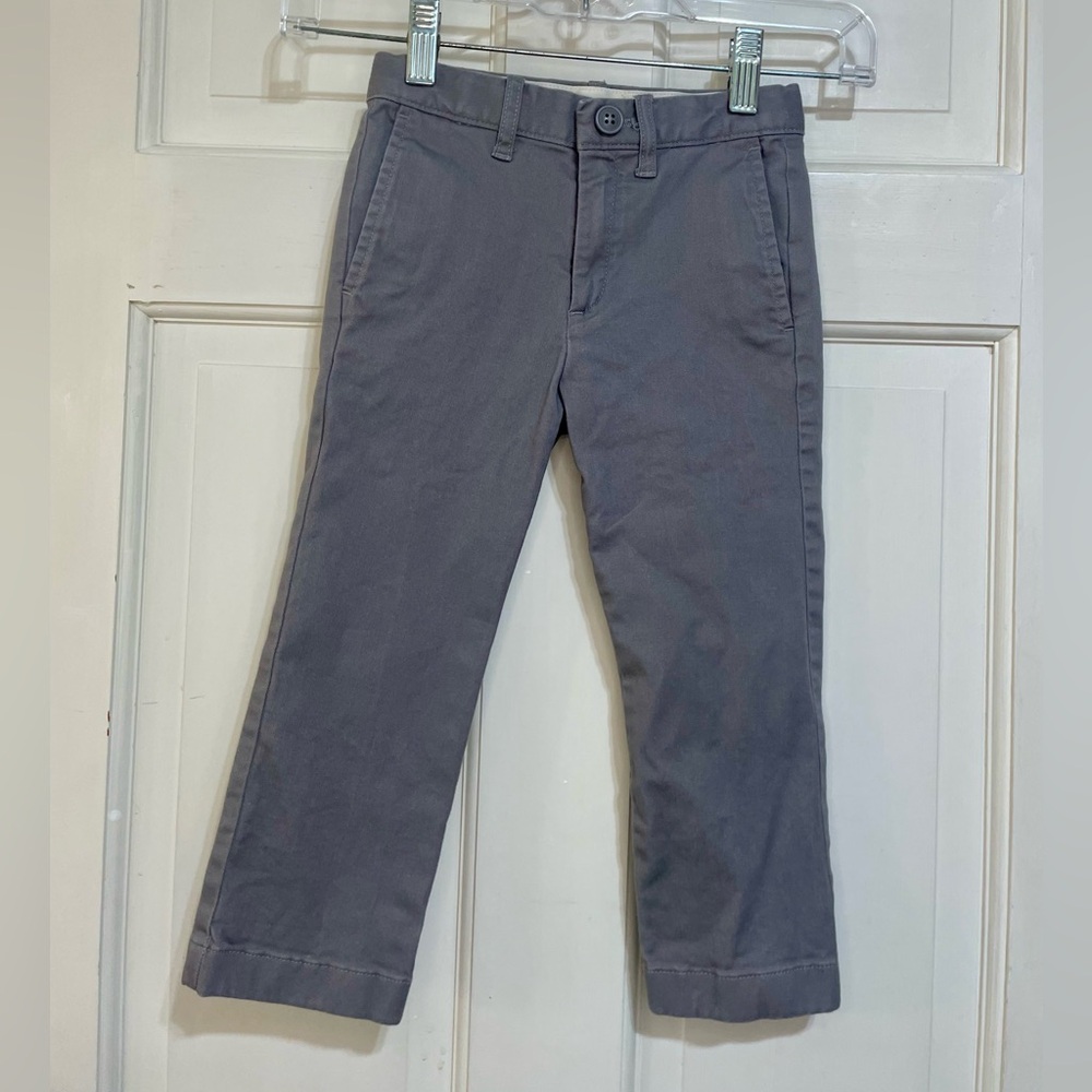 Crew Cuts pants Boys 3 Chino Gray Adjustable Slim slacks